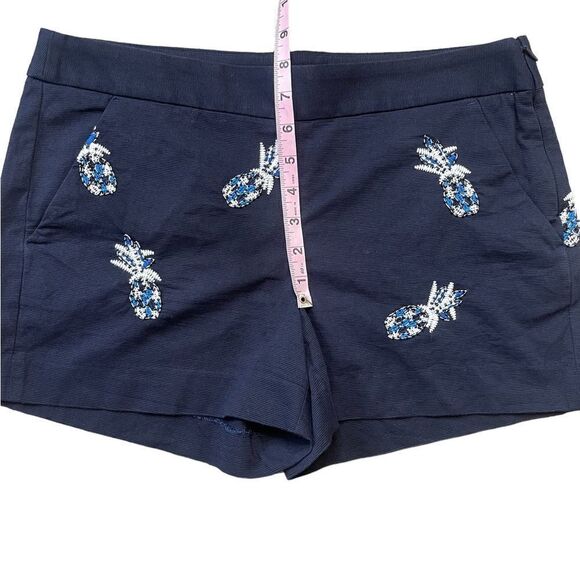 Loft Beaded Pineapple Novelty Shorts - Picture 7 of 10